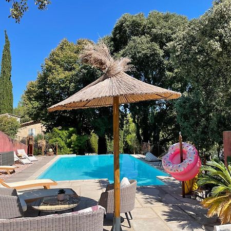 Jolie Annexe Du Mas Dans Le Coeur De La Garrigue Nimoise Villa Nîmes Exterior photo