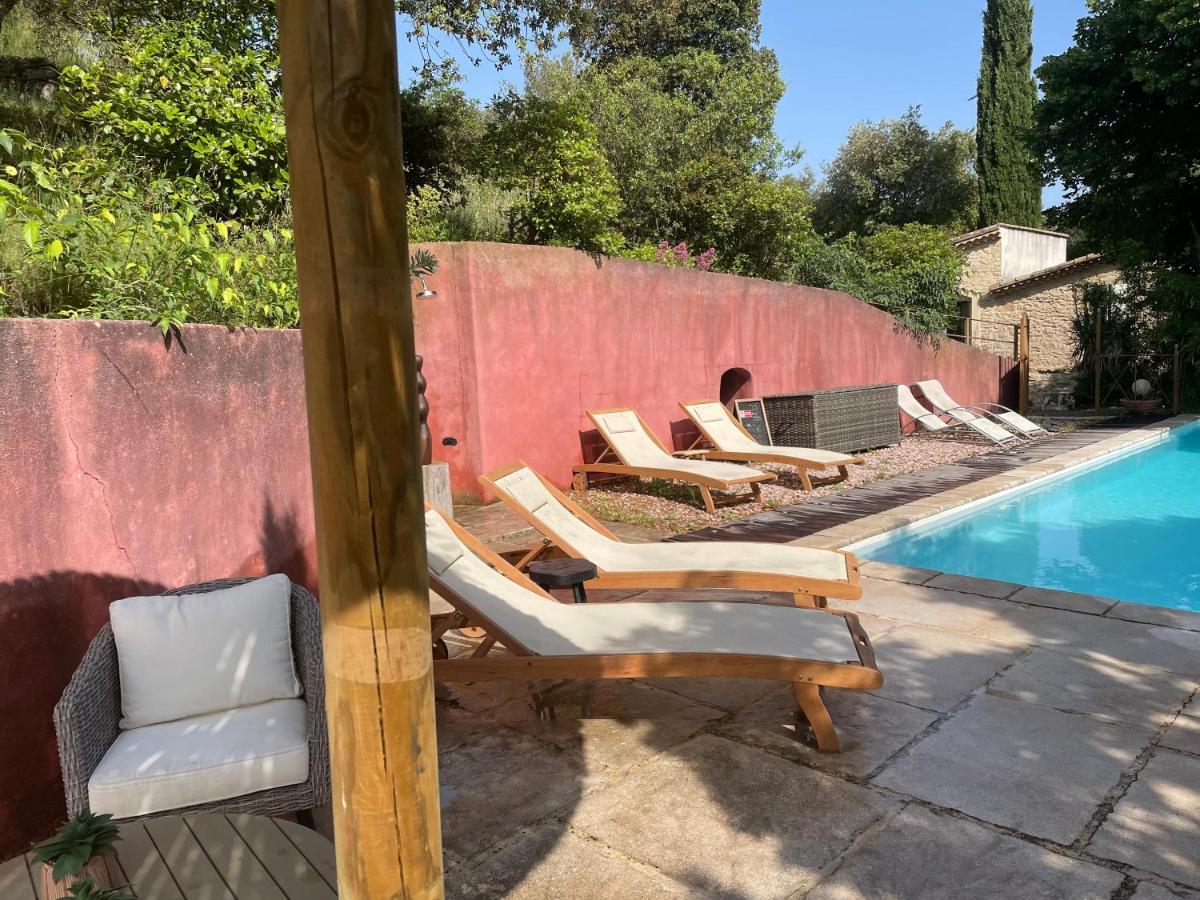 Jolie Annexe Du Mas Dans Le Coeur De La Garrigue Nimoise Villa Nîmes Exterior photo