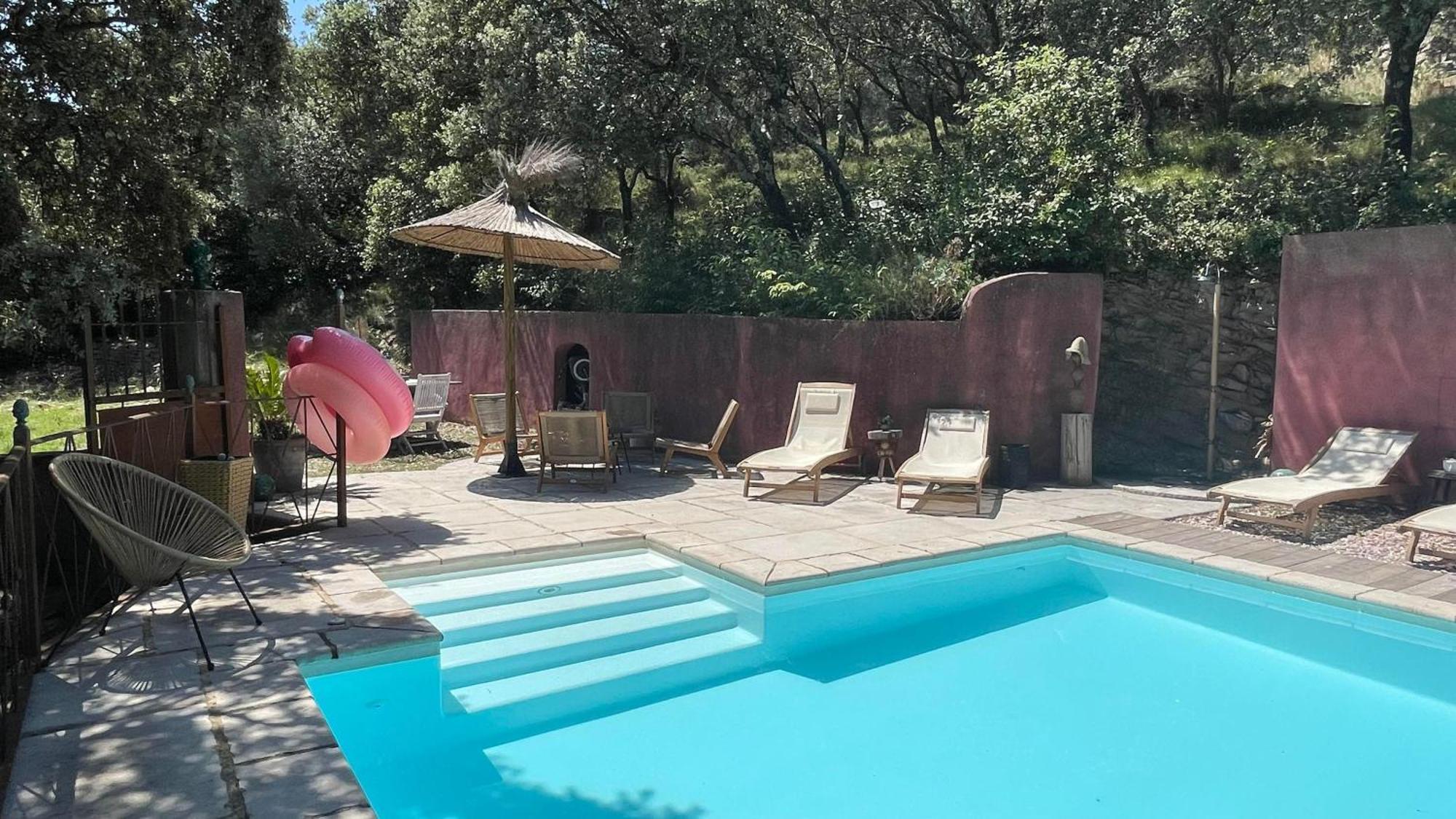 Jolie Annexe Du Mas Dans Le Coeur De La Garrigue Nimoise Villa Nîmes Exterior photo